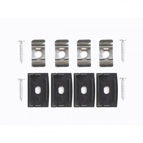 Профиль накладной LEDS POWER СПН2515 алюм. черный с призм.рассеивателем 2м 008486