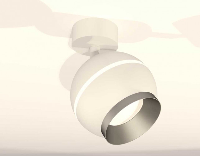 Комплект накладного светильника Ambrella light Techno Spot XM1101003 SWH/MCH белый песок/хром матовый (A2202, C1101, N7033)