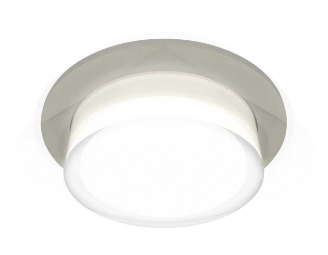 Комплект встраиваемого светильника Ambrella light Techno Spot XC7623040 SGR/FR/CL серый песок/белый матовый/прозрачный (C7623, N7160)