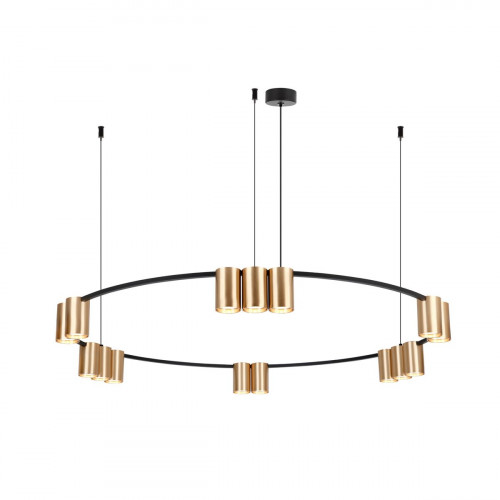 Подвесная люстра Denkirs Orbit DK4067-BK+SG