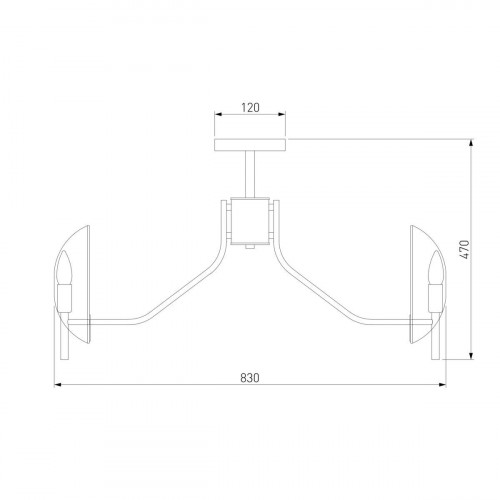 Потолочная люстра Eurosvet Rocco 60135/8 хром