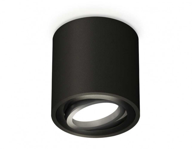 Комплект накладного светильника Ambrella light Techno Spot XS7532002 SBK/PBK черный песок/черный полированный (C7532, N7002)