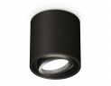 Комплект накладного светильника Ambrella light Techno Spot XS7532002 SBK/PBK черный песок/черный полированный (C7532, N7002)