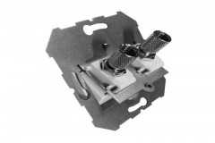 ТВ-розетка TV/SAT Liregus Retro кремовый омбре 29-134