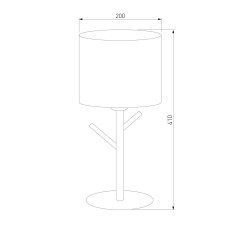 Настольная лампа TK Lighting 5571 Albero White