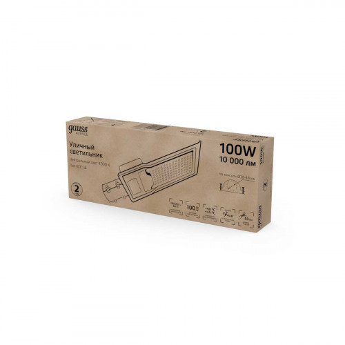 Уличный светодиодный светильник Gauss 629534200