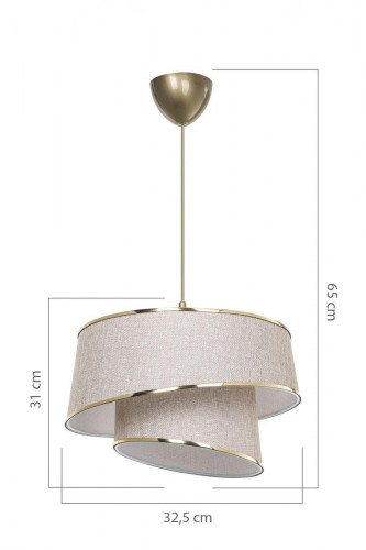 Подвесной светильник Toplight Adriana TL1621H-01BG