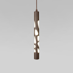 Подвесной светодиодный светильник Elektrostandard DLR037 12W 4200K кофейный a044558