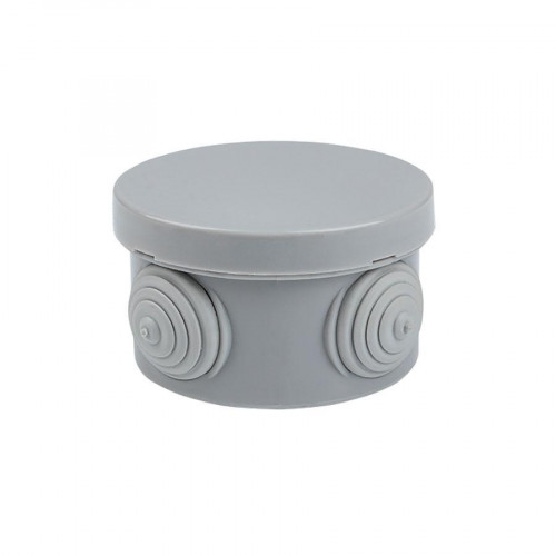 Коробка распаячная КМР-040-038 с крышкой наружная (65х40) 4 мембранных ввода IP54 розничный стикер EKF PROxima plc-kmr-040-038-r