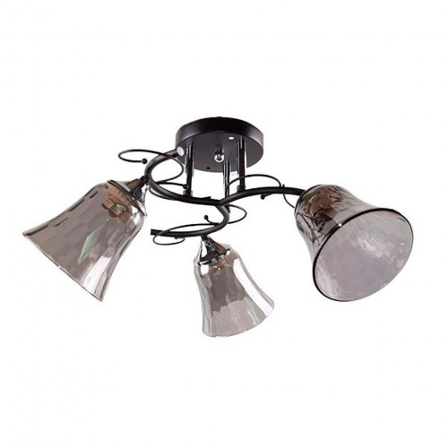 Потолочная люстра ЭкономСвет 12237/3CR+BK GR