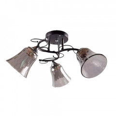 Потолочная люстра ЭкономСвет 12237/3CR+BK GR
