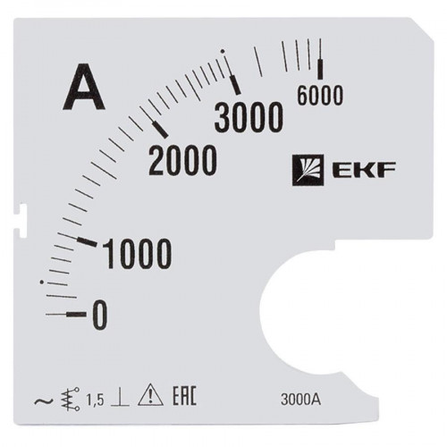 Шкала сменная для A961 3000/5А-1,5 EKF PROxima s-a961-3000