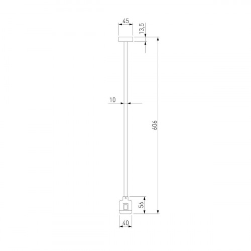 Декоративная стойка с коннектором Elektrostandard Esthetic Magnetic 85153/00 a065449