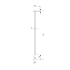 Декоративная стойка с коннектором Elektrostandard Esthetic Magnetic 85153/00 a065449