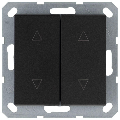 Выключатель двухклавишный Jasmart G3028B