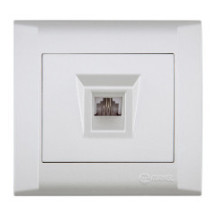 Розетка тf евро Makel Defne 42100014