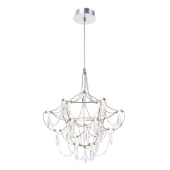 Подвесная светодиодная люстра Modelux Premium ML.5601.400P СН
