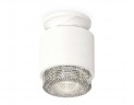 Комплект накладного светильника Ambrella light Techno Spot XS7510042 SWH/CL белый песок/прозрачный (N7925, C7510, N7191)