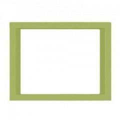 Вставка 2-модульная Mono Electric Larissa зеленый 103-000300-153