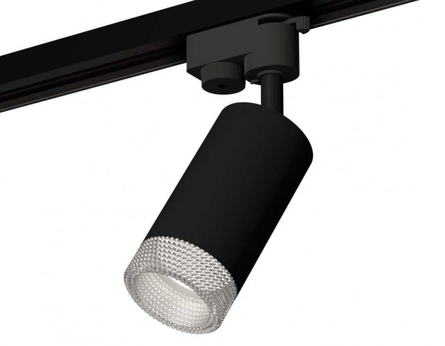 Комплект трекового светильника Ambrella light Track System XT6323080 SBK/CL черный песок/прозрачный (A2521, C6323, N6150)