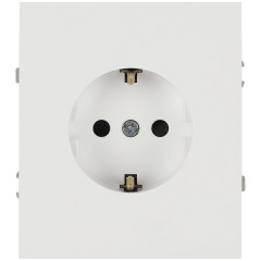Розетка ЭРА Arktik 16-2102-08 с заземлением 2P+E Schuko со шторками 16А-250В белый матовый Б0070431