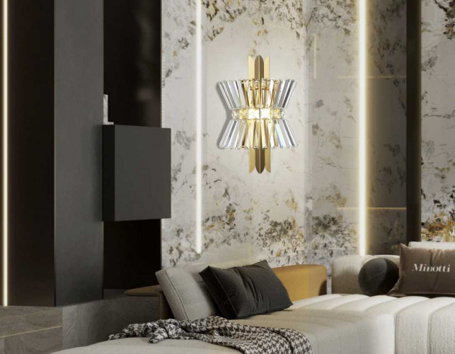 Настенный светильник с хрусталем Ambrella light High Light LH41029