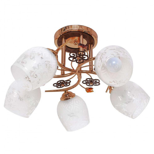 Потолочная люстра ЭкономСвет 1425YX/5FGD WT