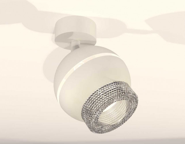 Комплект накладного светильника Ambrella light Techno Spot XM1101010 SWH/CL белый песок/прозрачный (A2202, C1101, N7191)