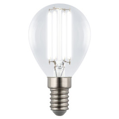 Лампа светодиодная Uniel E14 4W 4000K прозрачная LED-G45-4W/4000K/E14/CL GLY01TR UL-00011939