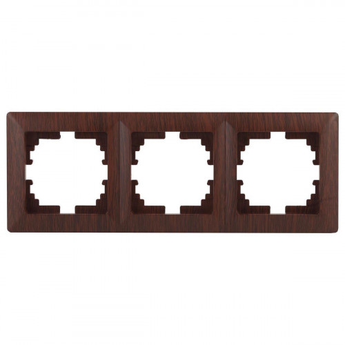 Рамка 3-постовая ЭРА Intro Solo венге 4-503-10 Б0043422