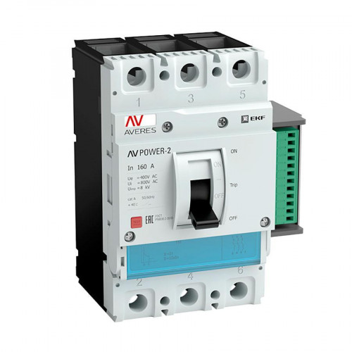 Автоматический выключатель AV POWER-5/3 1000А 70kA ETU6.0 EKF AVERES mccb-53-1000M-6.0-av
