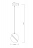 Подвесной светильник Freya Element FR5181PL-01BS