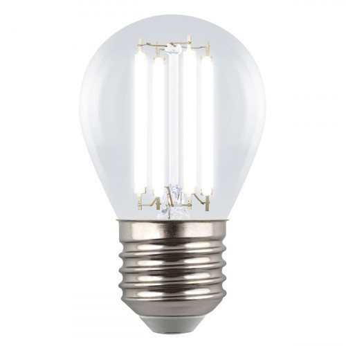 Лампа светодиодная Uniel E27 4W 4000K прозрачная LED-G45-4W/4000K/E27/CL GLY01TR UL-00011941