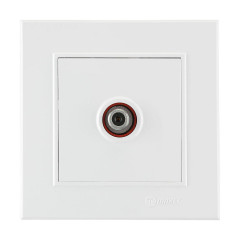 Розетка сателитная проходная Makel Karea 56001133