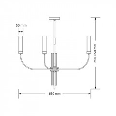 Подвесной светильник KUTEK MOOD MUS-ZW-3(T)