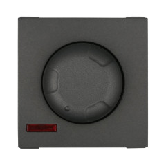 Светорегулятор LK Studio поворотный нажимной 600 Вт (черный бархат) LK45 857208-1