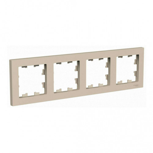 Рамка 4-постовая Systeme Electric AtlasDesign песочный ATN001204