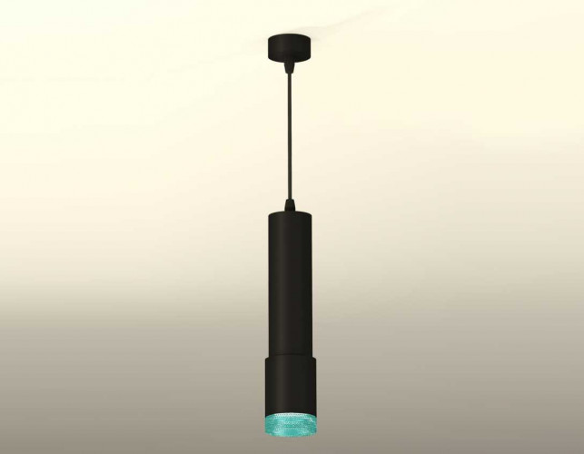 Комплект подвесного светильника Ambrella light Techno Spot XP7422004 SBK/BL черный песок/голубой (A2302, C6356, A2030, C7422, N7194)