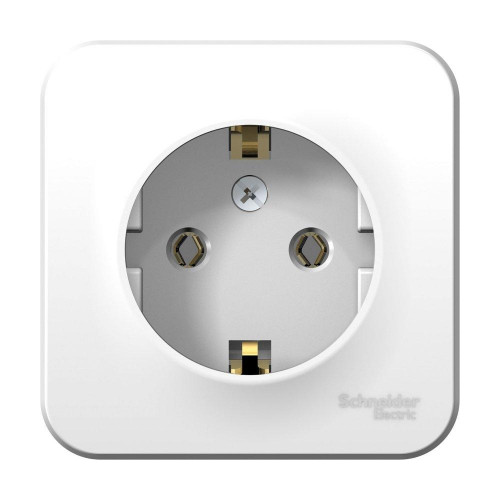 Розетка 2К+З Systeme Electric Blanca 16A 250V белая BLNRA010101