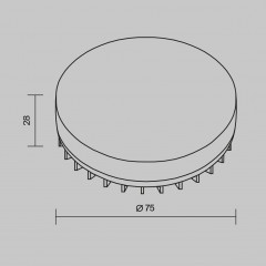 Лампа светодиодная Voltega Wi-Fi GX53 9W 2700-6500К белая 2430