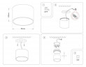 Потолочный светильник Ambrella light Techno Spot GX Standard tech TN5359