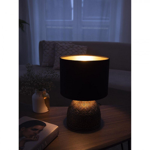 Настольная лампа Lucia Дамаск Черный бархат 445 4606400513070