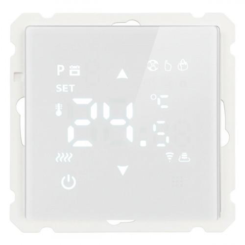 Терморегулятор Wi-Fi (механизм), Stekker, 250В, 3500Вт Катрин, GLS00-7119-01, белый 50374