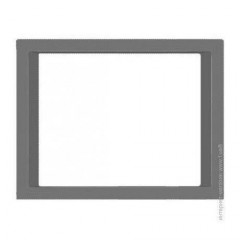 Вставка 2-модульная Mono Electric Larissa серый 103-000200-153