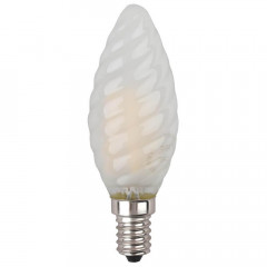 Лампа светодиодная филаментная ЭРА E14 5W 4000K матовая F-LED BTW-5W-840-E14 frost Б0027938