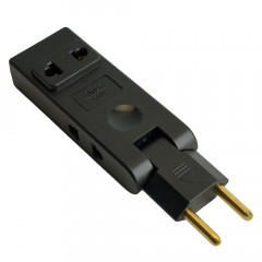 Разветвитель сетевой 4-местный б/з STEKKER ADP10-24-22, 250В, 10A, черный