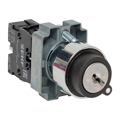 Переключатель BG61 2P с замком возвратный NO EKF PROxima xb2-bg61