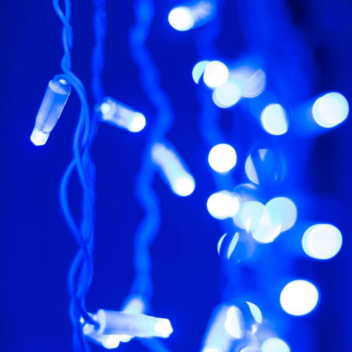 Уличная светодиодная гирлянда Ardecoled бахрома 230V синий ARD-Edge-Classic-2400X600-White-88Led-Std Blue 026016