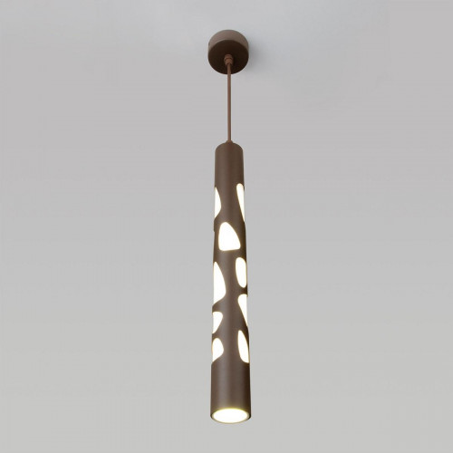 Подвесной светодиодный светильник Eurosvet DLR037 12W 4200K кофейный