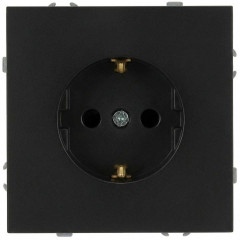 Розетка ЭРА Galaxy 15-2101-05 c заземлением 2P+E Schuko 16А-250В IP20 антрацит Б0070627